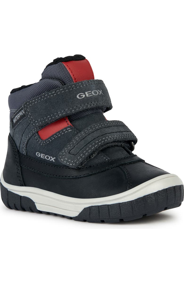 Geox Omar Waterproof Faux Fur Lined Boot, Main, color,