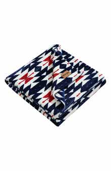 Wrangler Geo Print Soft Plush Fleece Throw