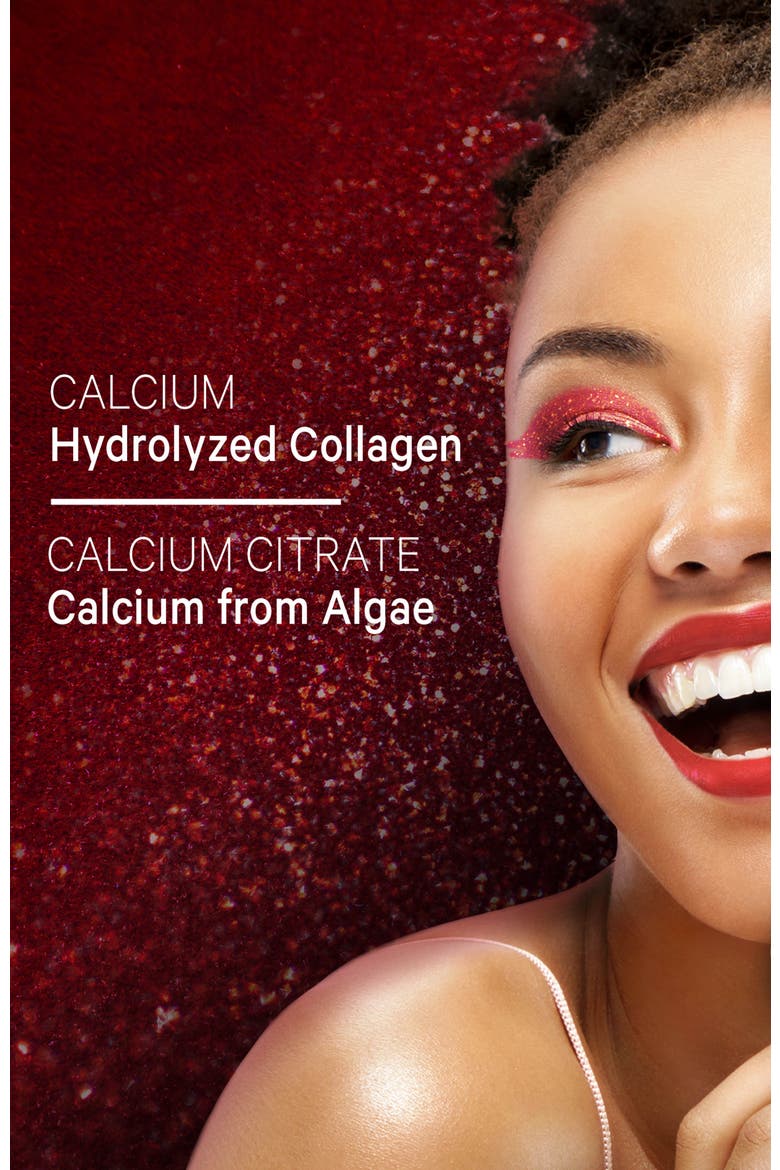 Teeth & Gums Vitamins + Collagen & Probiotics Supplement, Alternate, color, White