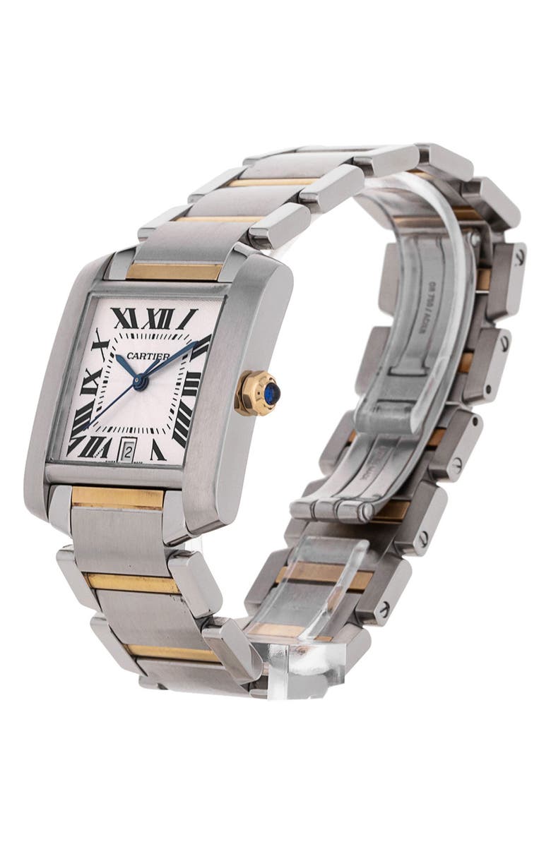 Watchfinder & Co. Cartier Preowned 2002 Tank Francaise Bracelet Watch, 27.5mm, Alternate, color, 