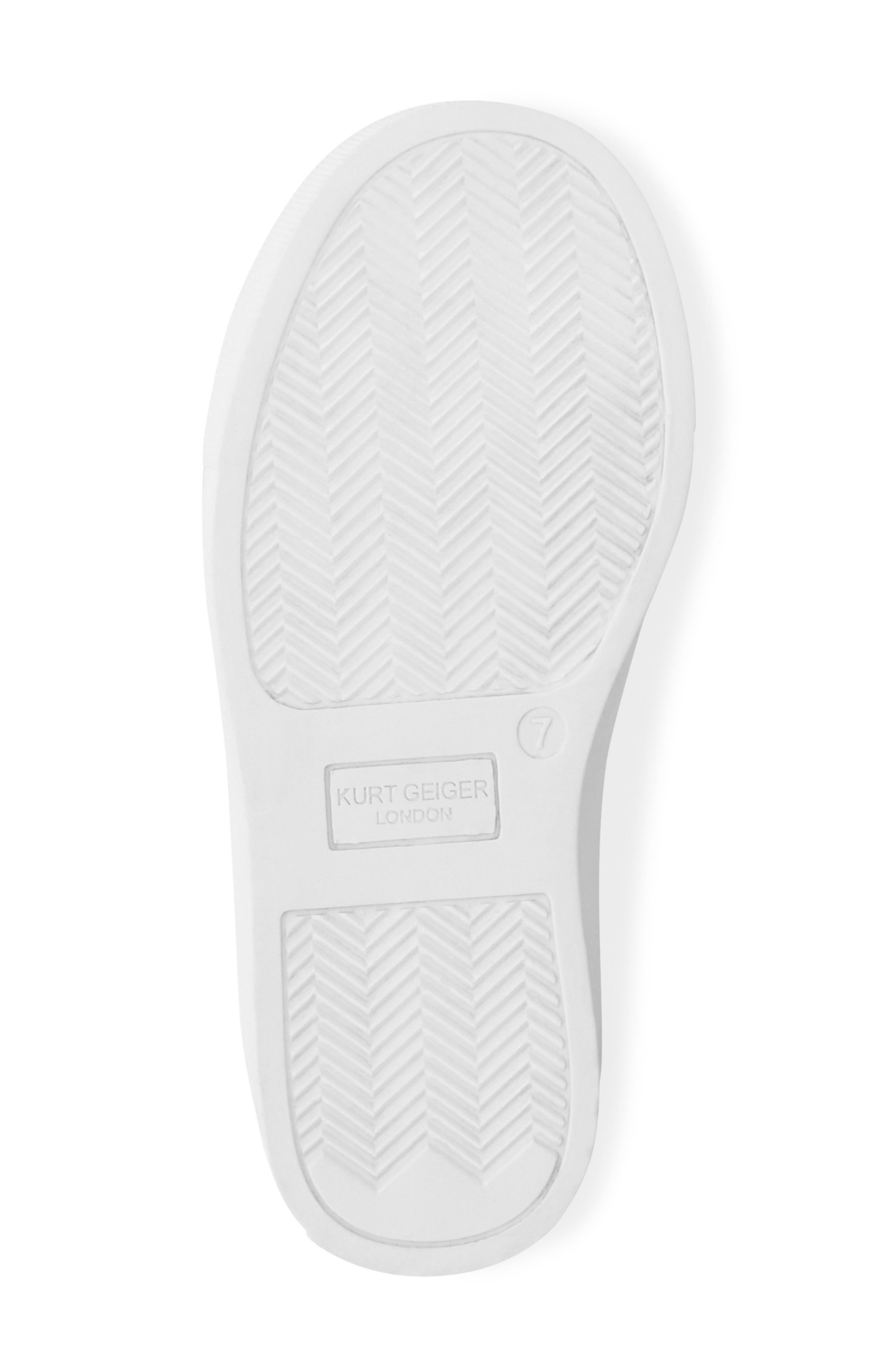 Kurt Geiger London Kids' Mini Laney Butterfly Sneaker, Alternate, color, 