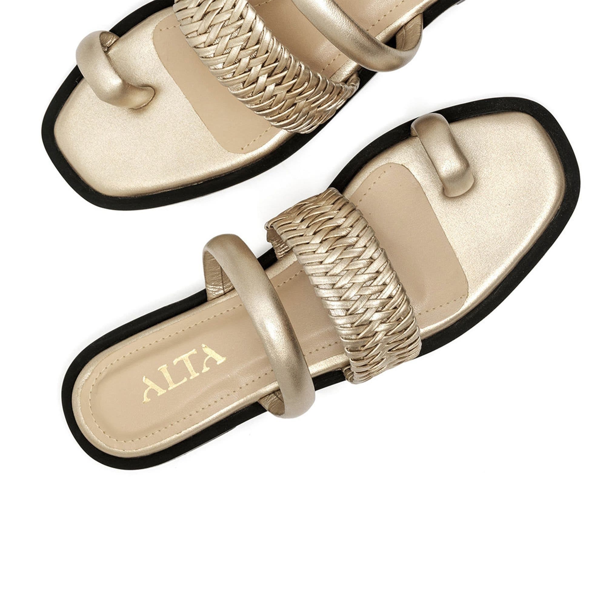 Allegra Sandals, Alternate, color, Gold