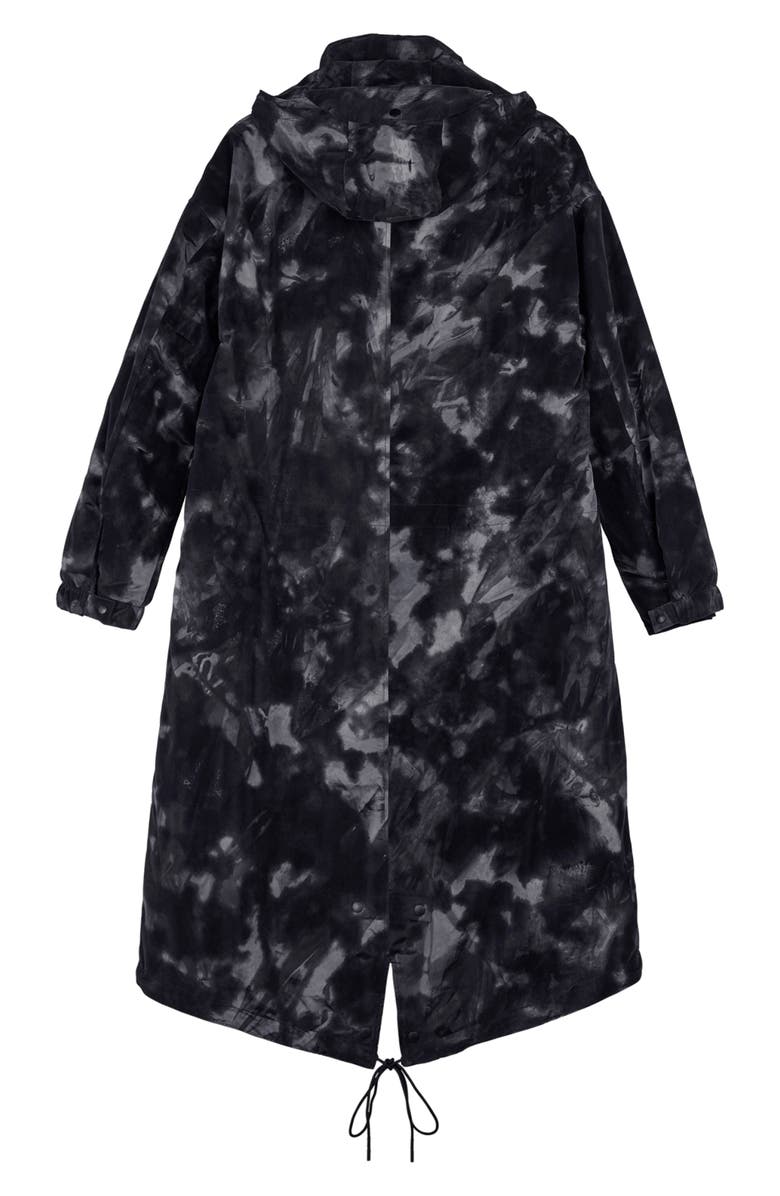 Y-3 Allover Print Padded Parka, Alternate, color,