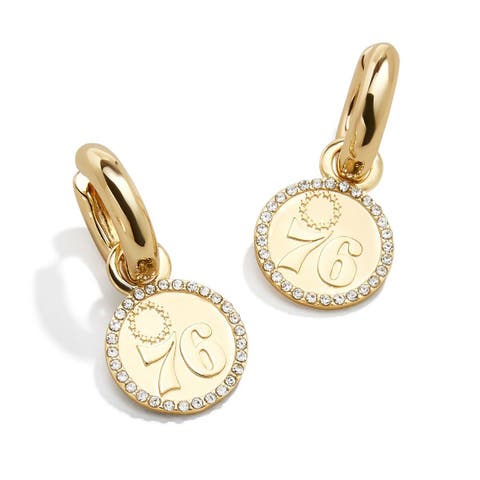 Philadelphia 76ers Huggie Earrings