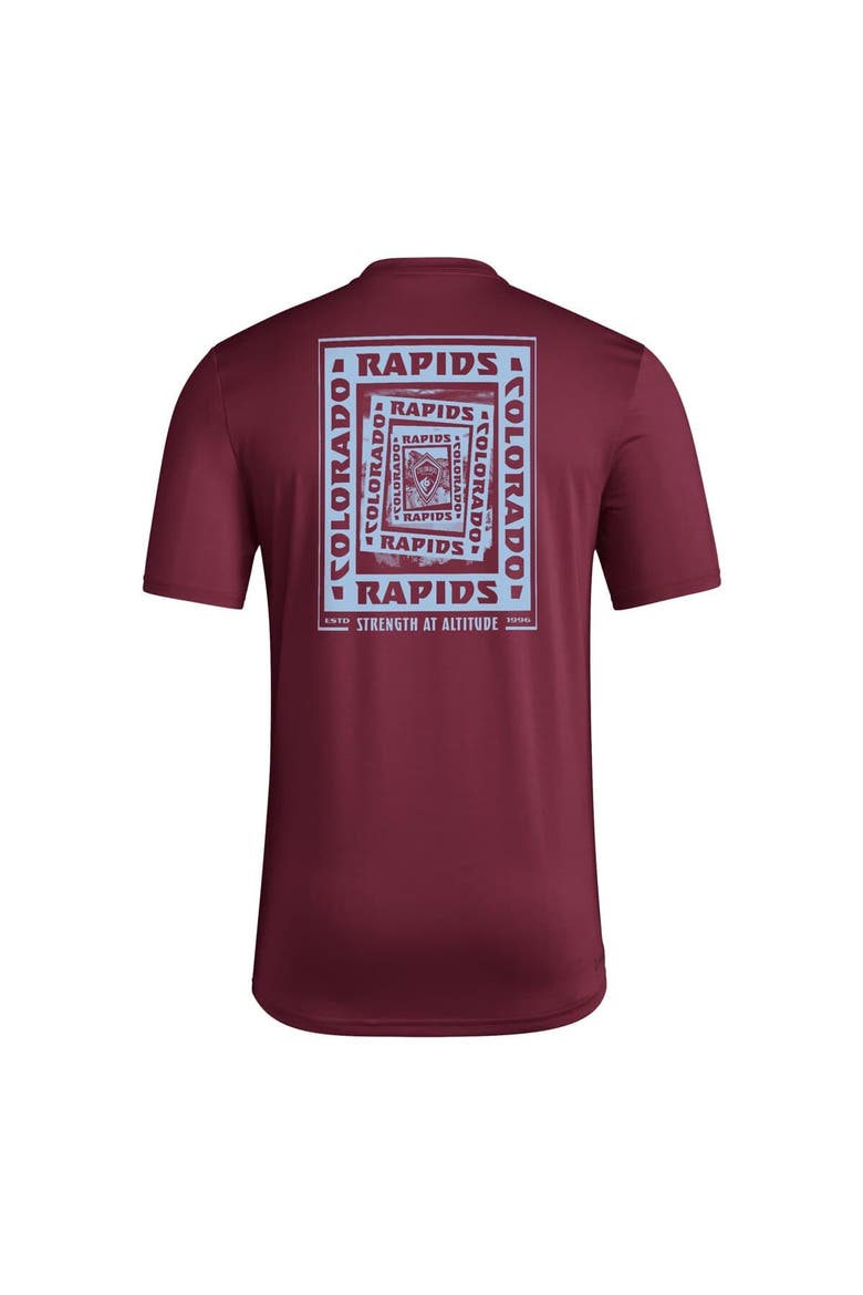 Men's adidas Burgundy Colorado Rapids Local Wrap T-Shirt, Alternate, color, Burgundy