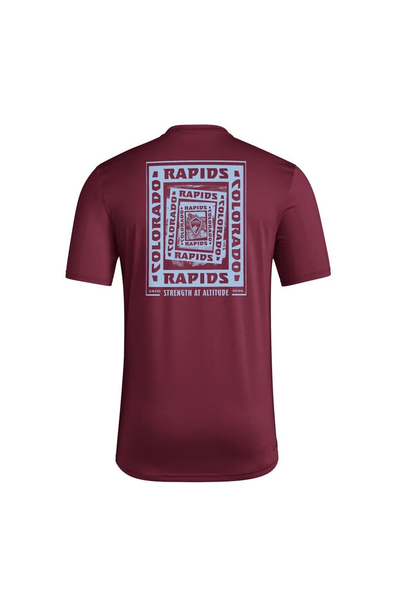adidas Men's adidas Burgundy Colorado Rapids Local Wrap T-Shirt, Alternate, color, Burgundy