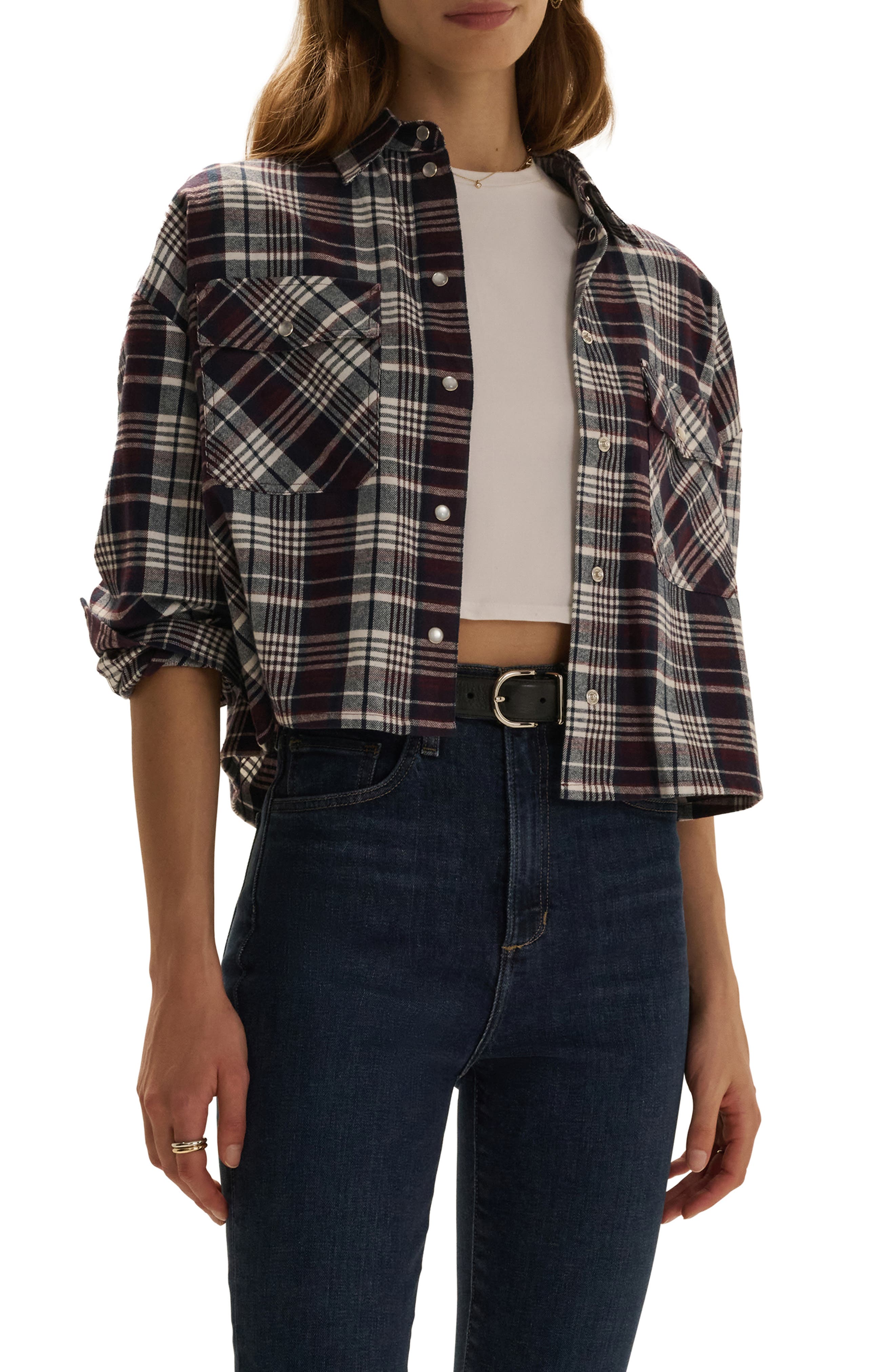 selected NAVY PORT PLAID