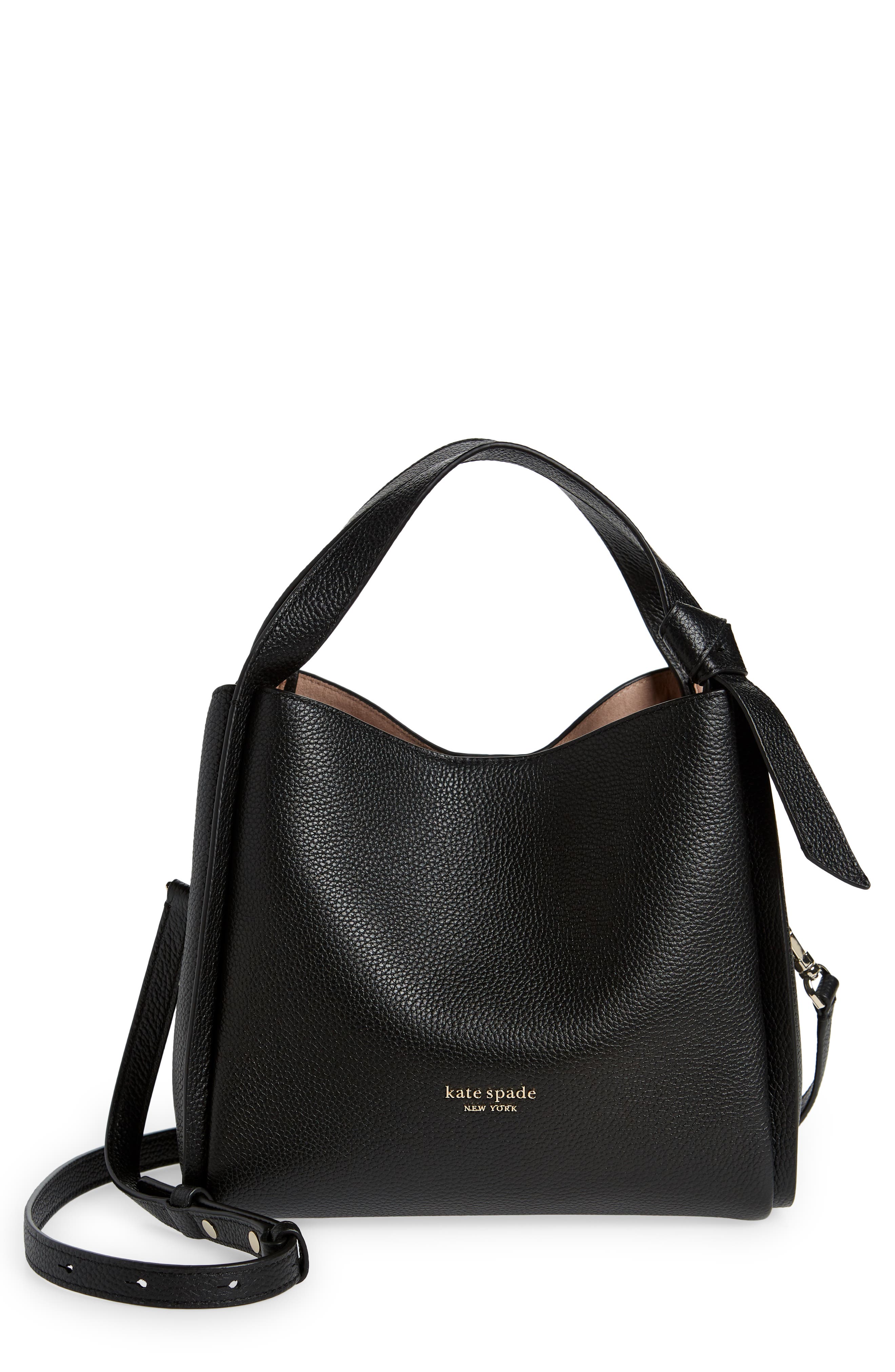 Kate Spade New York knott medium leather tote, Main, color, 