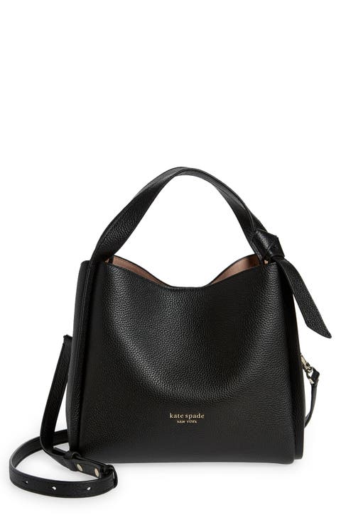 knott medium leather tote