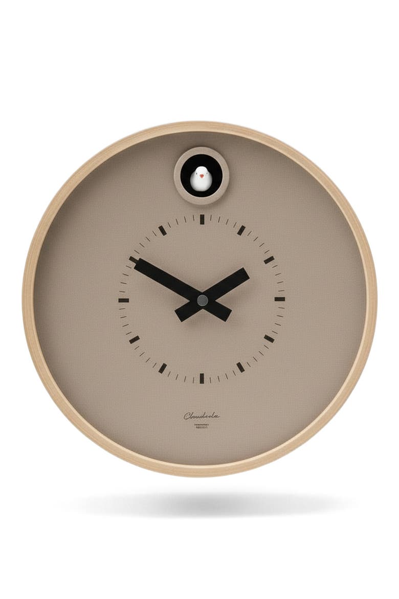 Dot Cuckoo Clock, Main, color, TAUPE
