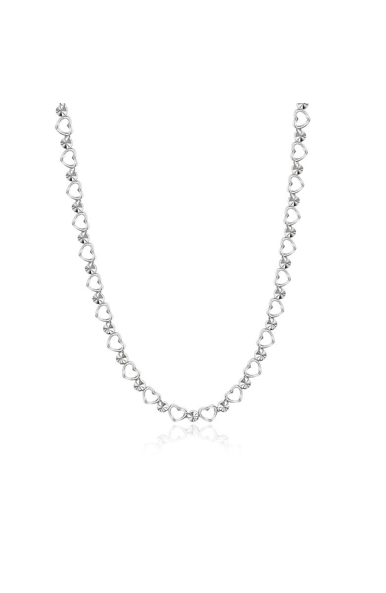 Donatello Gian Jewelry Set with Necklace, Bracelet & Hoops, Alternate, color, Gold