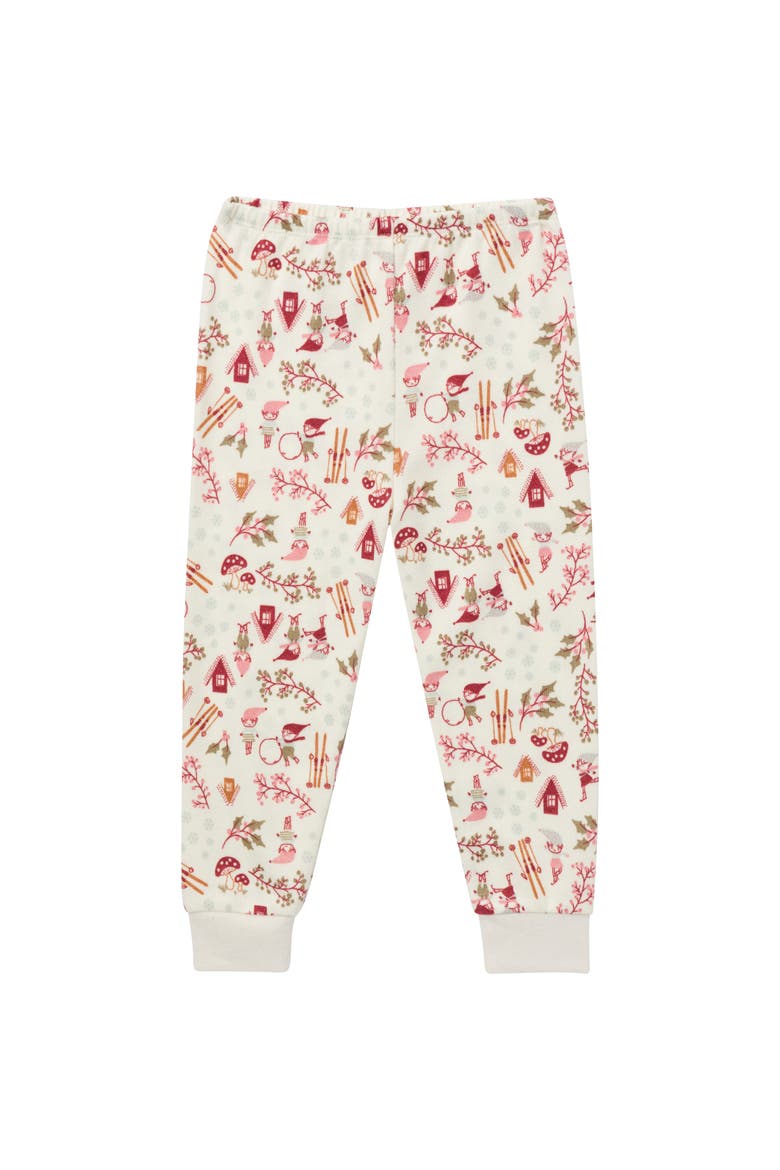 Hacci Sung Fit Footless Pajama Set, Alternate, color, Winter Joy