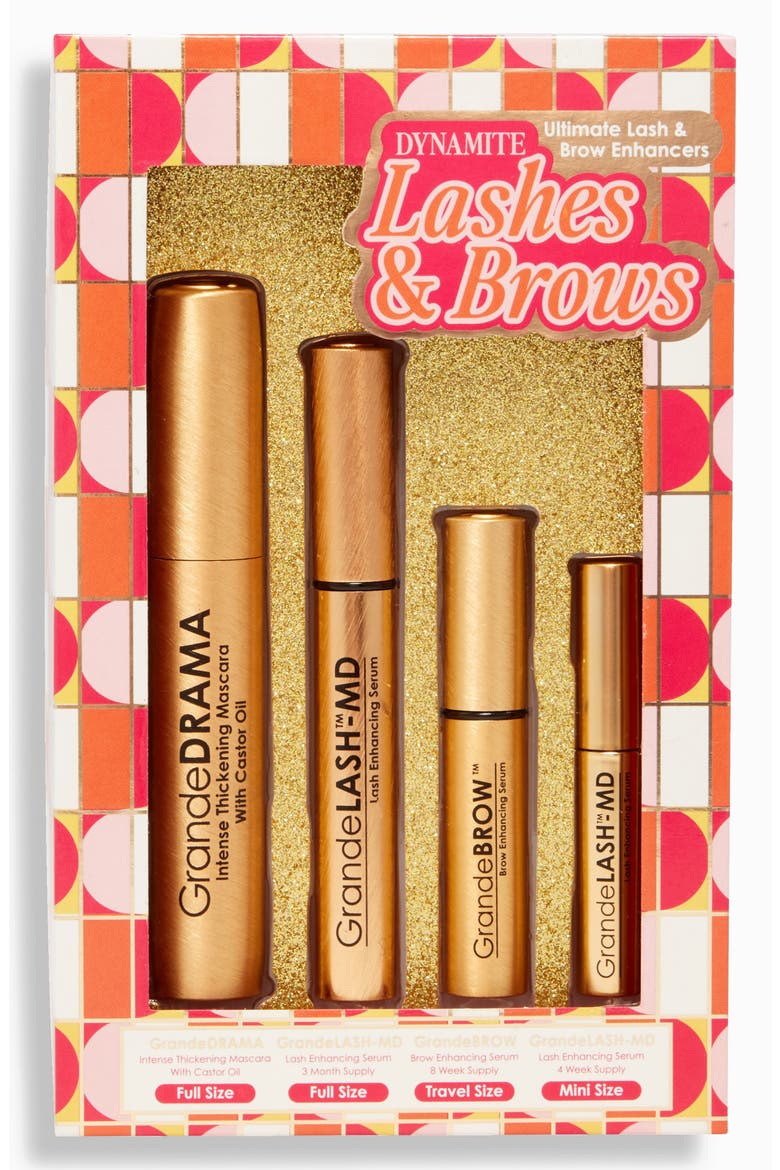 Dynamite Lashes & Brows Set $156 Value, Main, color, BLACK