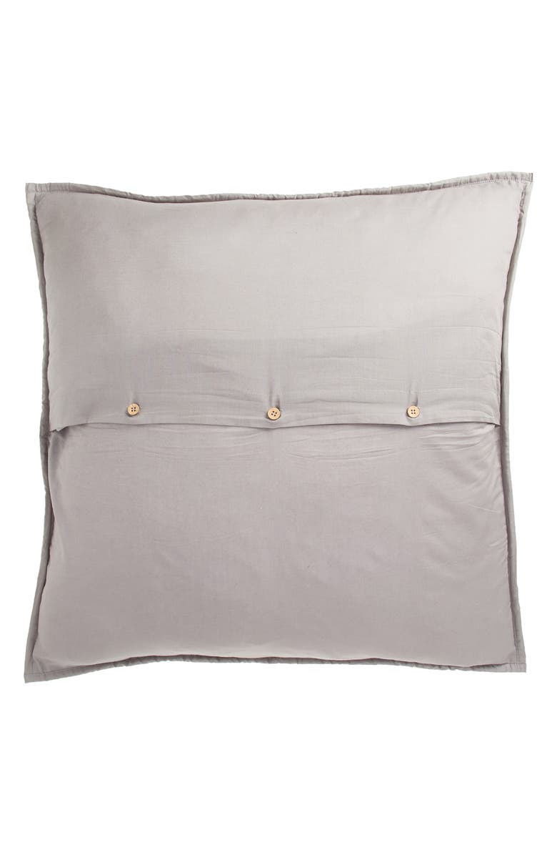 Coyuchi Hand Stitched Organic Cotton Euro Sham, Alternate, color,