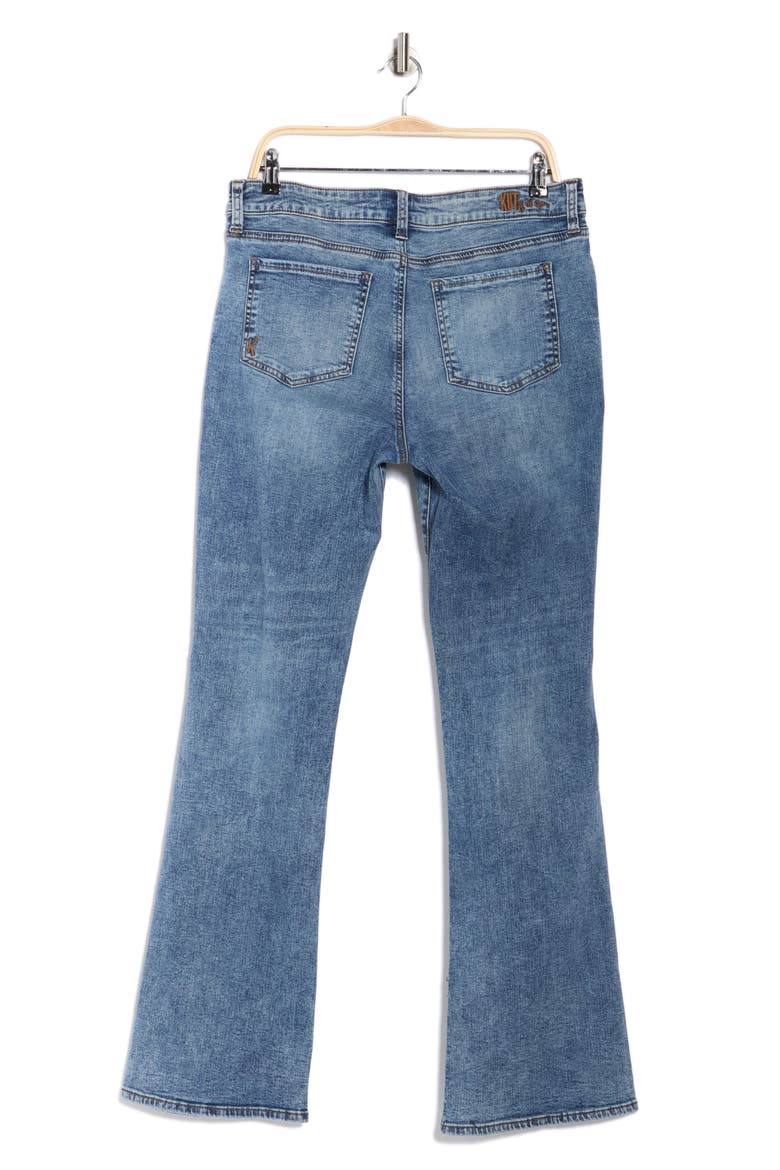 Nicole Seamed High Waist Bootcut Jeans, Alternate, color, DAPHNE