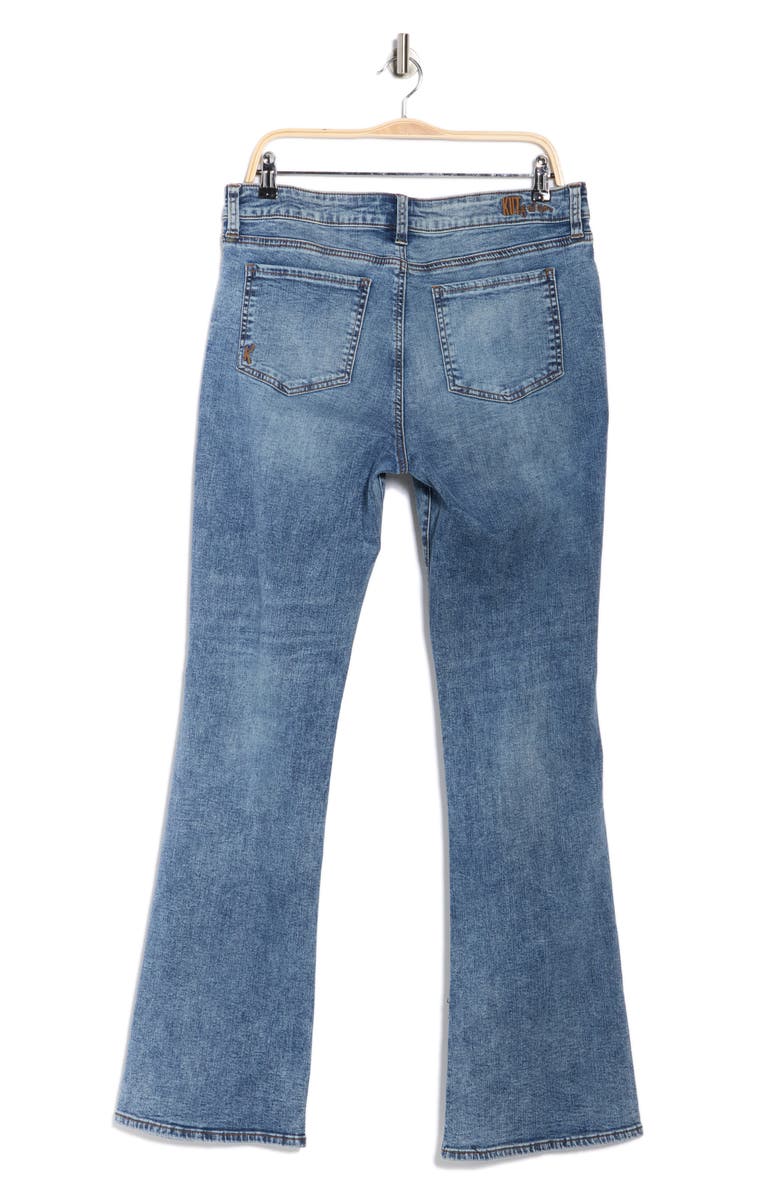 KUT from the Kloth Nicole Seamed High Waist Bootcut Jeans, Alternate, color, Daphne