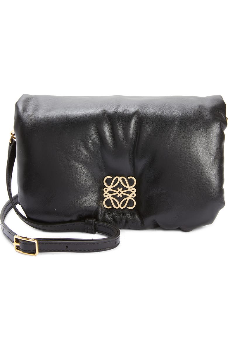 Loewe Mini Goya Lambskin Leather Puffer Bag, Main, color,