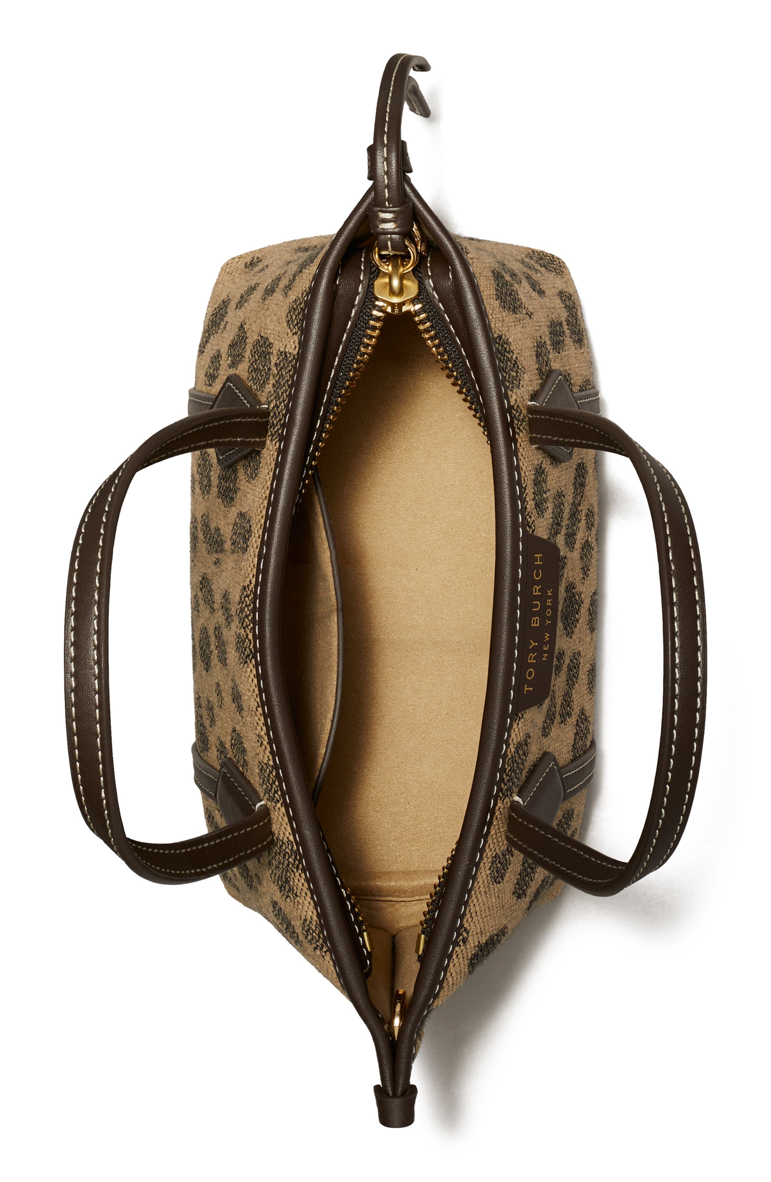 Tory Burch Mini Perry Mini Tote, Alternate, color, Cheetah Spots
