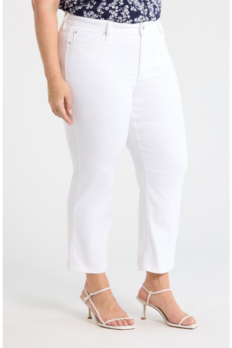 Lexington High Waist Crop Jeans, Alternate, color, SOFT WHITE