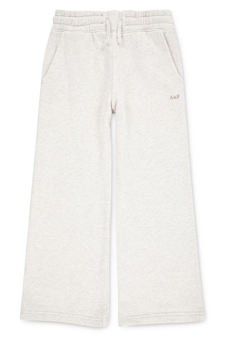 Kids' Essential Wide Leg Fleece Sweatpants, Main, color, J82ANF OAT