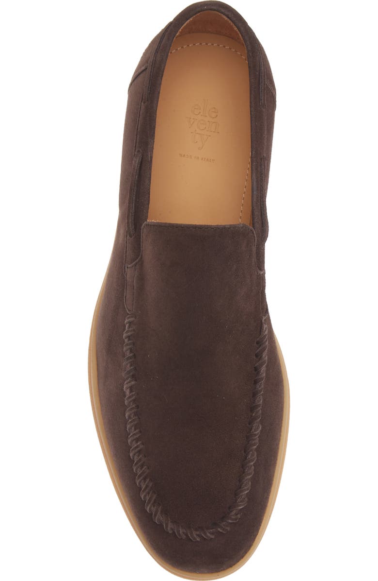 Eleventy Braided Loafer, Alternate, color, 25 Cacao