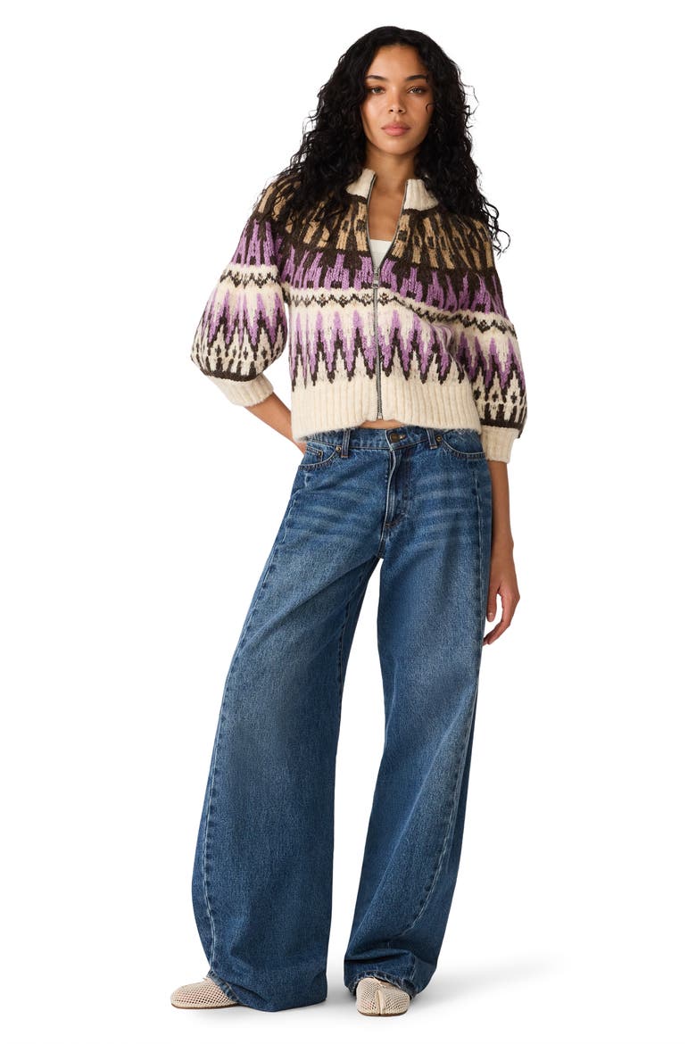 Adley Fair Isle Cardigan, Alternate, color, MULTI