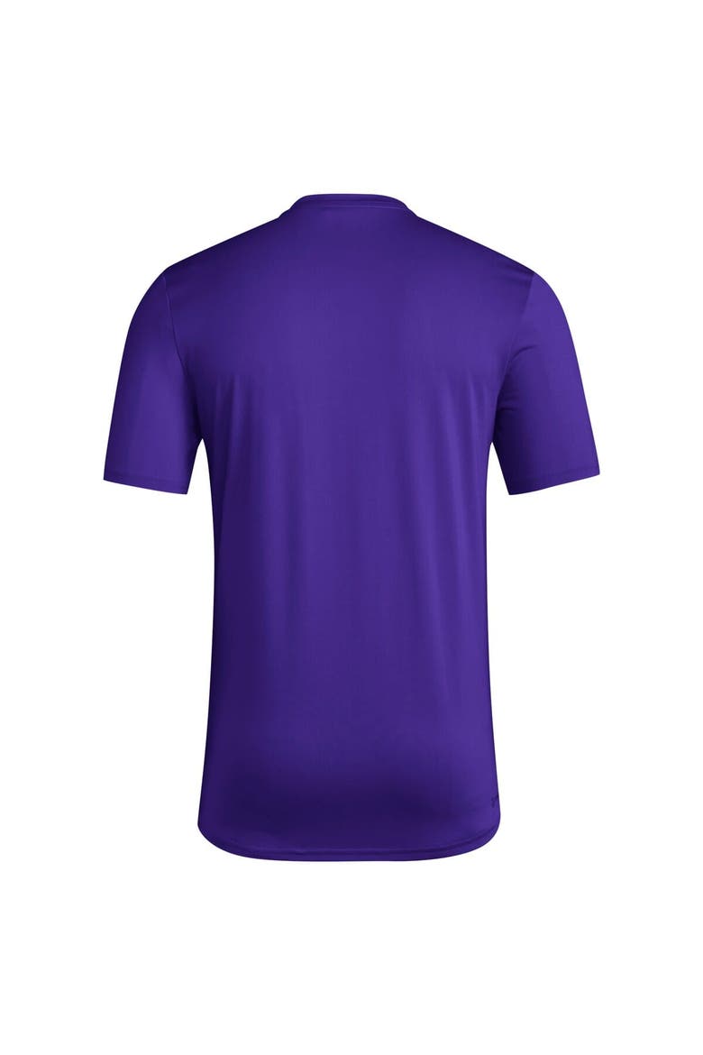 Men's adidas Purple Washington Huskies Locker Football Pre-Game AEROREADY T-Shirt, Alternate, color, Purple