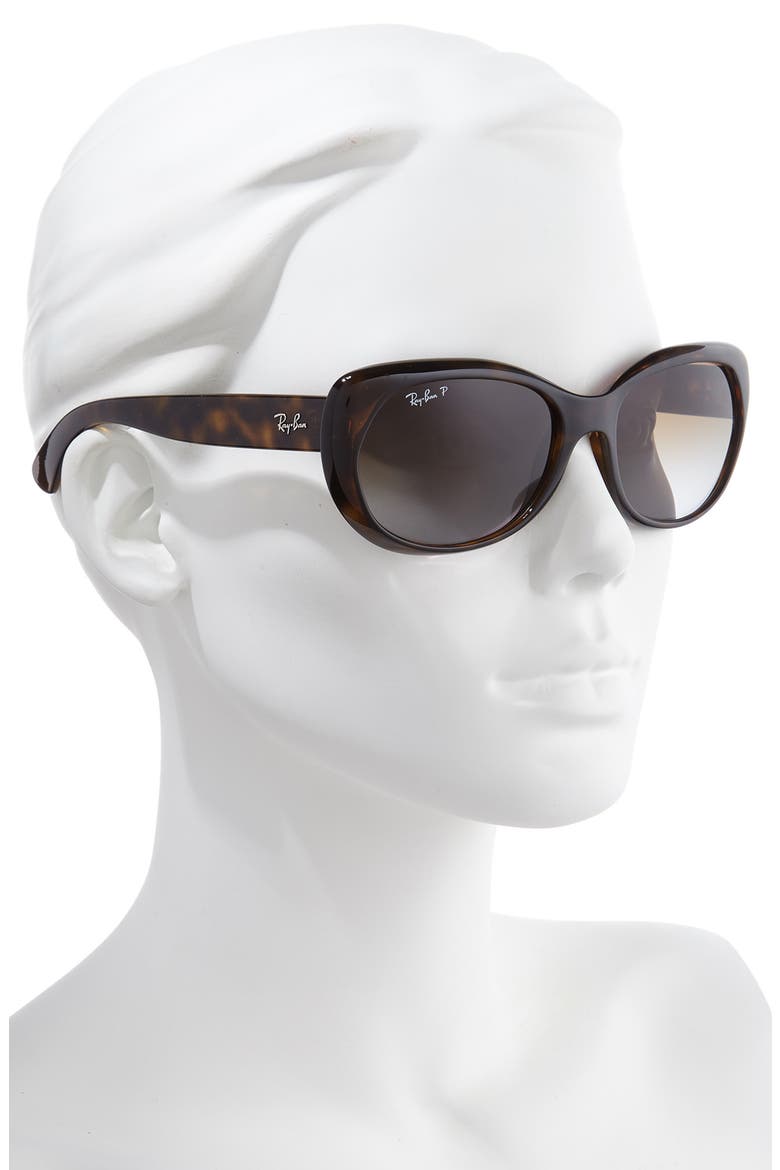 59mm Polarized Sunglasses, Alternate, color, HAVANA/ GREY GRADIENT BROWN