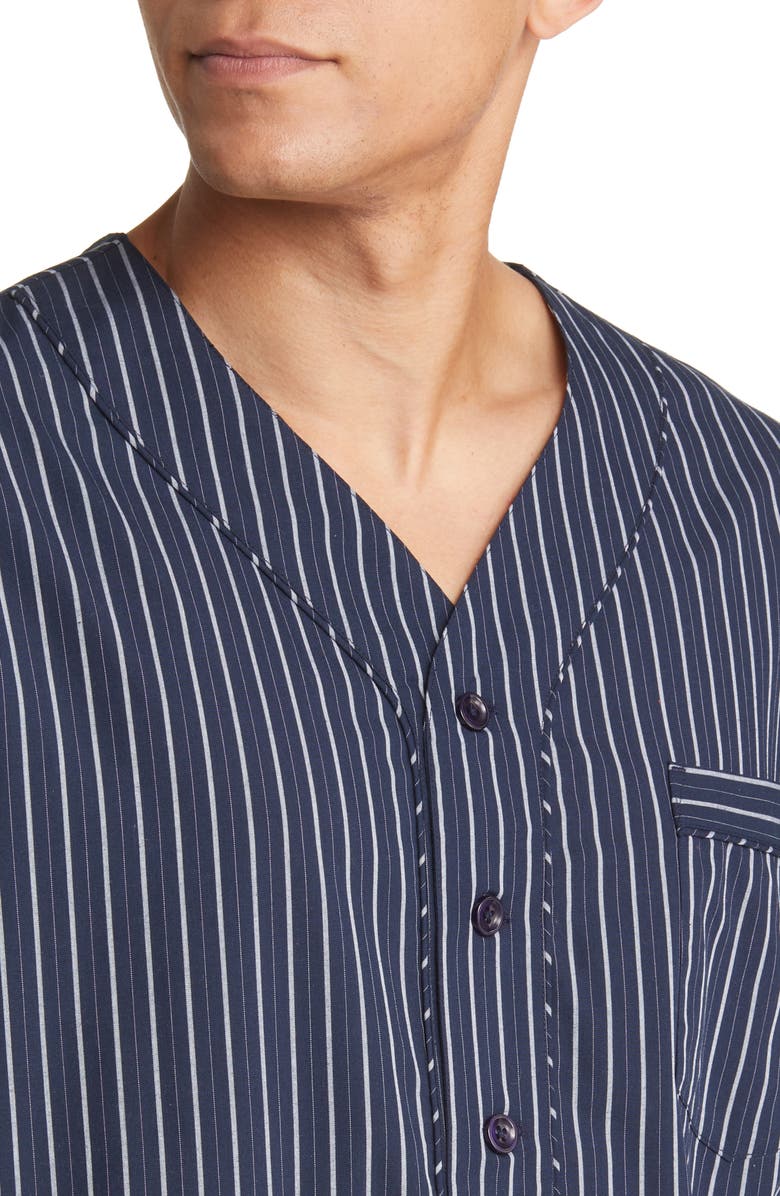 Majestic International Sunset Blues Cotton Blend Nightshirt, Alternate, color, Dark Navy