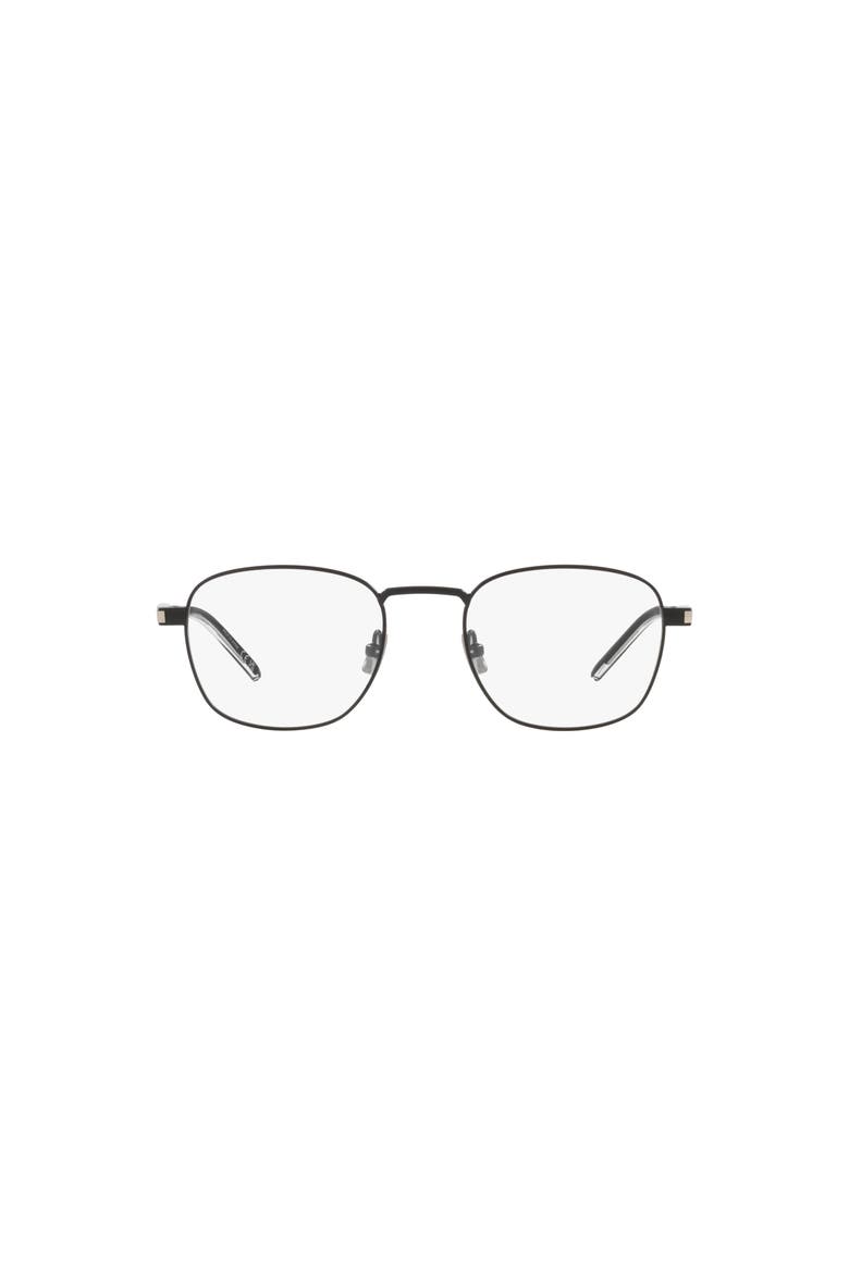 51mm Oval optical glasses, Alternate, color, Black