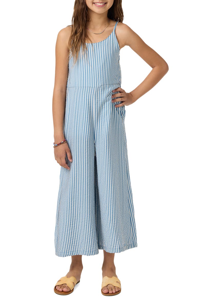 Kids' Miko Stripe Jumpsuit, Main, color, TOFU