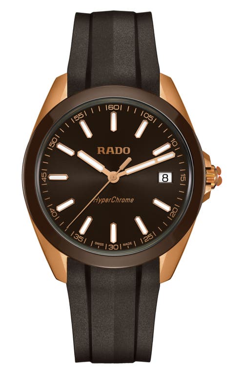 Rado Hyperchrome Watch, 42mm In Brown