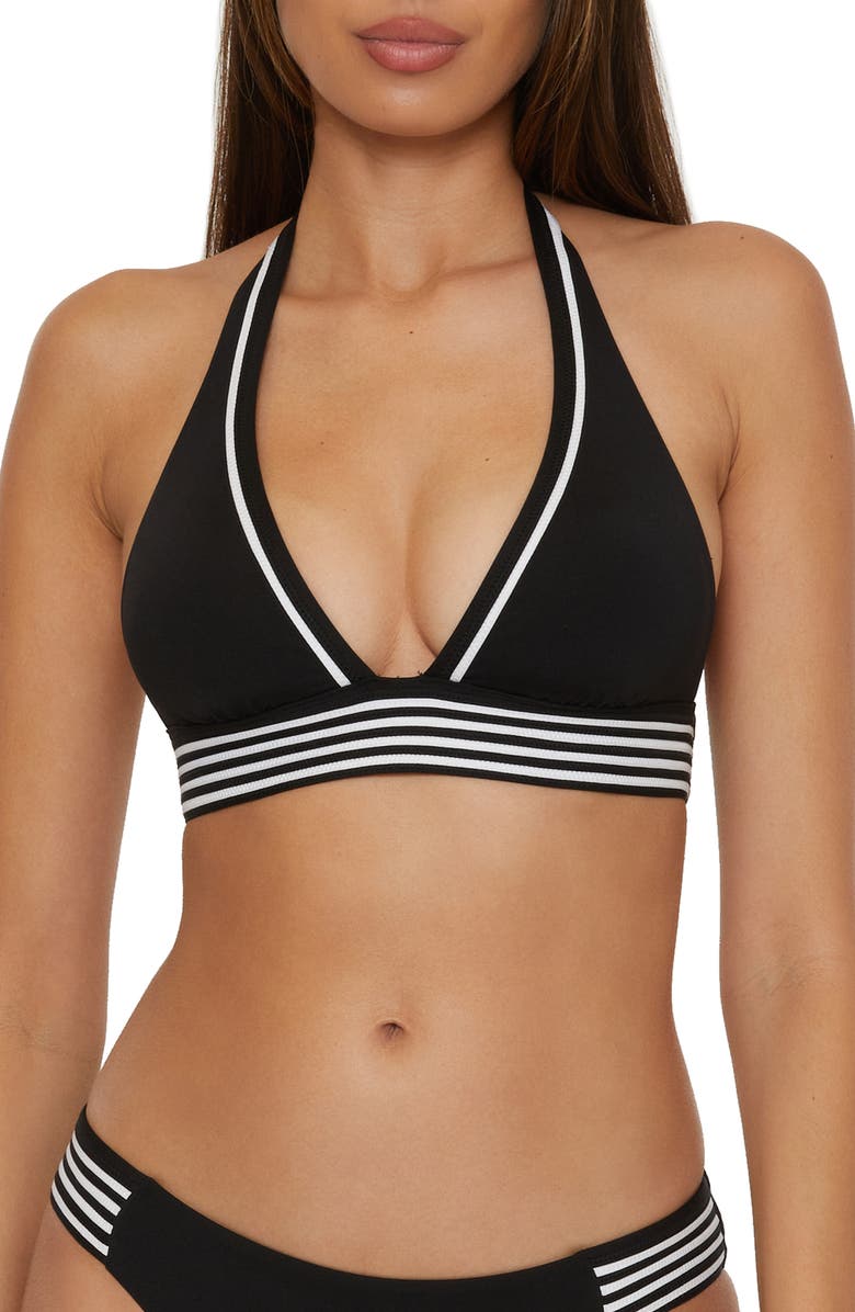 Trina Turk Monaco Halter Swim Top, Main, color, 