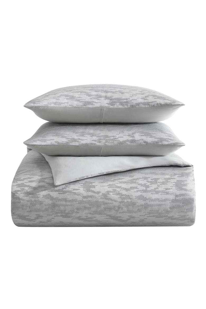 Illusion Bedding Set, Main, color, SILVER GREY