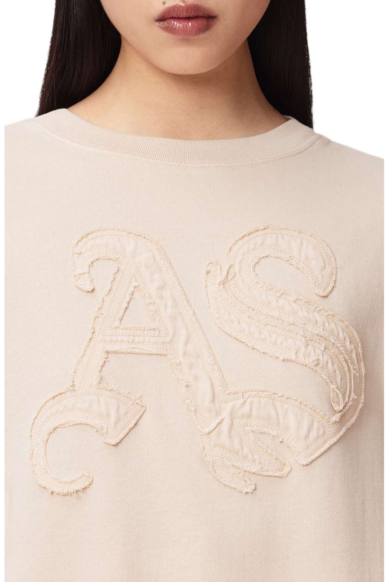 Insignia Pippa Relaxed Fit Cotton Sweatshirt, Alternate, color, CRYSTAL PINK