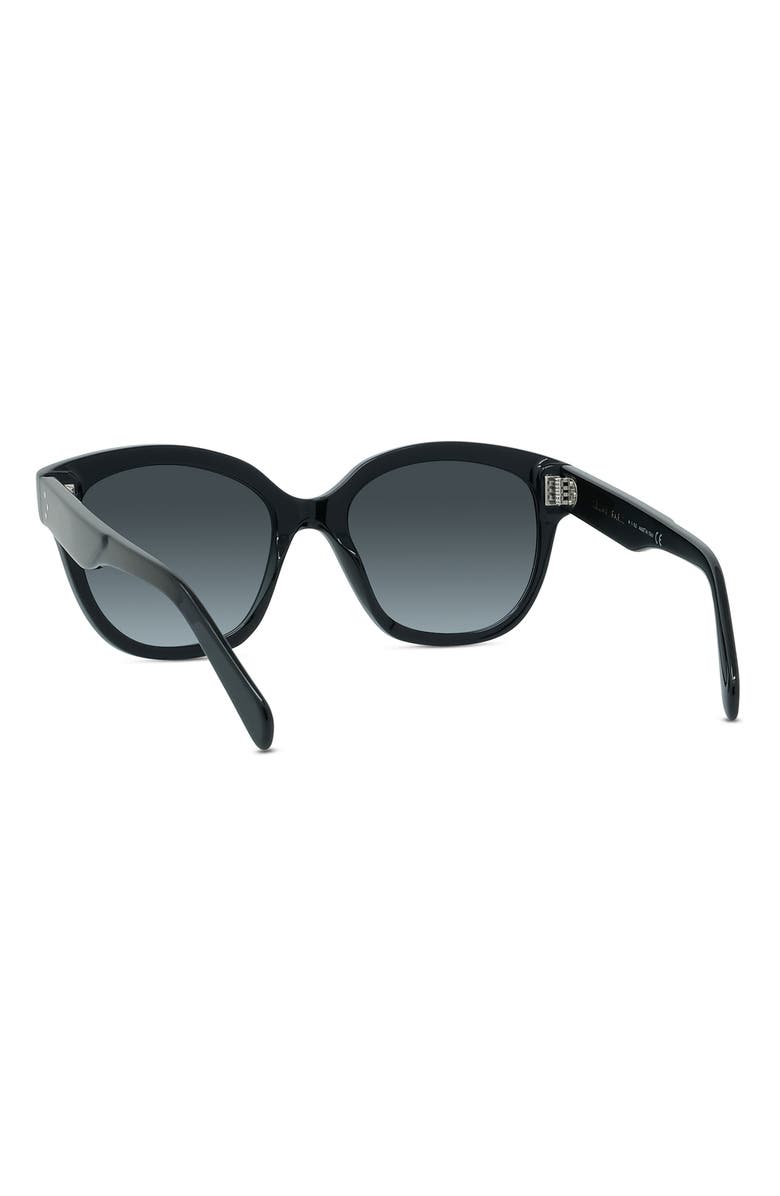 CELINE 55mm Gradient Round Sunglasses, Alternate, color, 