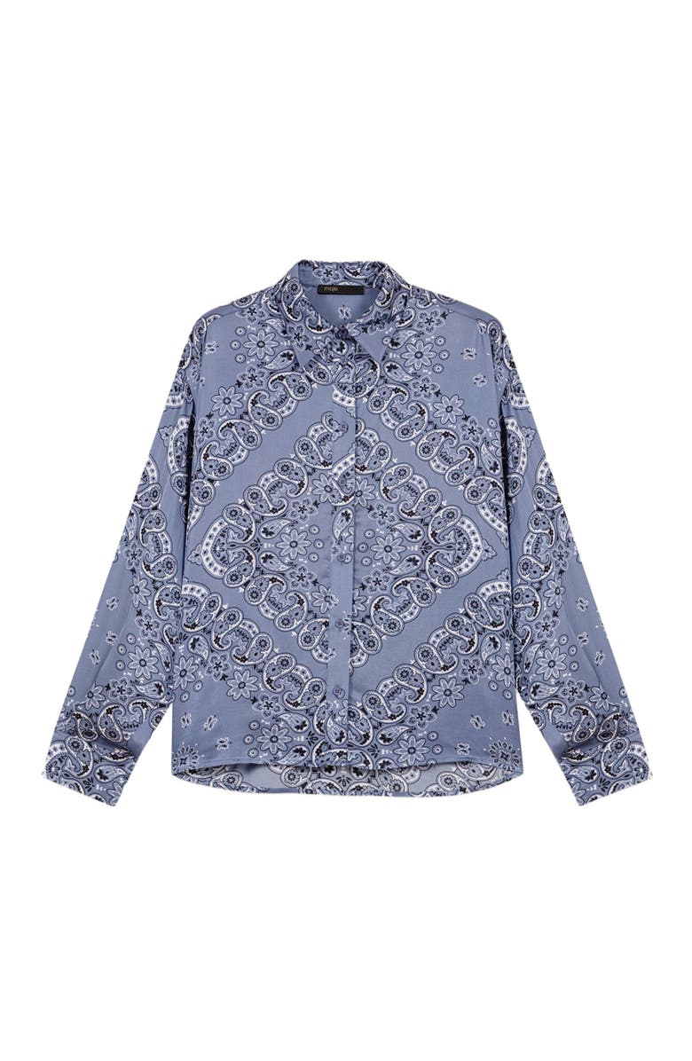 maje Flowing printed shirt, Alternate, color, 