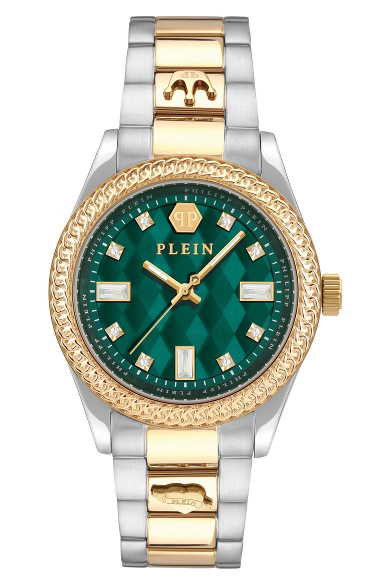 Queen Bracelet Watch, 38mm, Main, color, TWO TONE