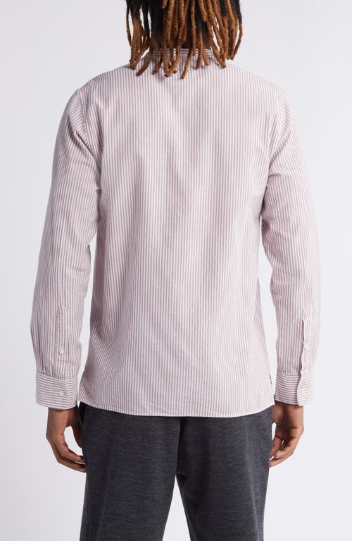 OFFICINE GENERALE OFFICINE GÉNÉRALE GASTON RUSTIC STRIPE BUTTON-UP SHIRT