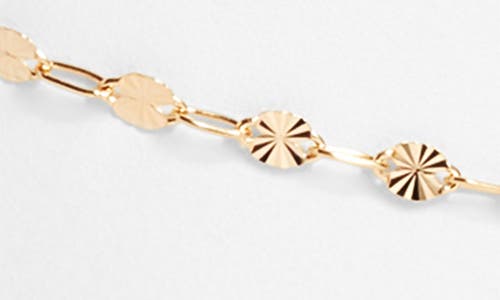 Set & Stones Millie Anklet In Gold