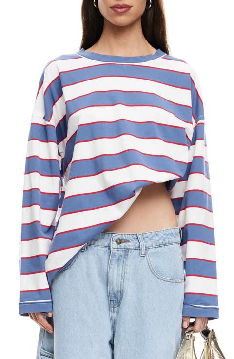 Horizon Stripe Long Sleeve Top