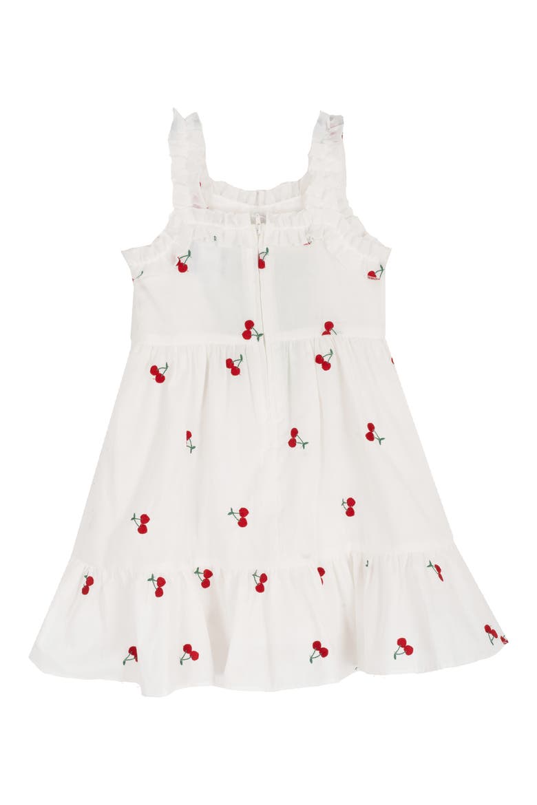 Kids' Embroidered Dress, Alternate, color, WHITE