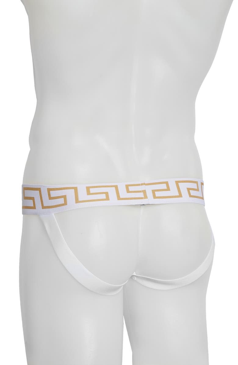 Versace Greca Border Jockstrap, Alternate, color,