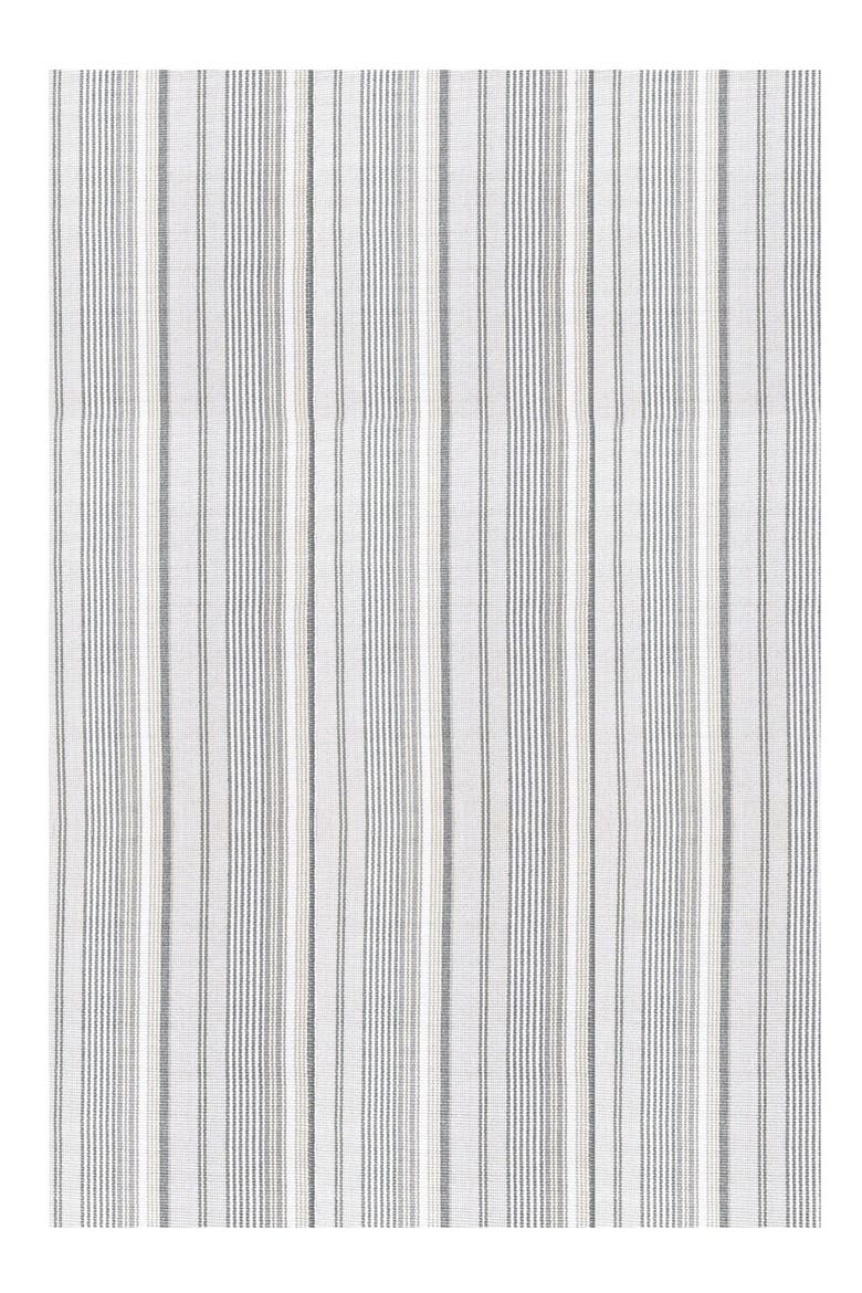 'Gradation Ticking' Rug, Main, color, GREY/ MULTI