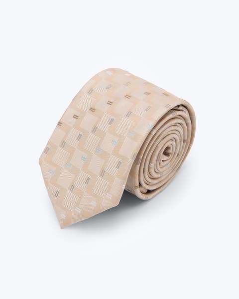 Pinstripe Tapestry Silk Jacquard Tie