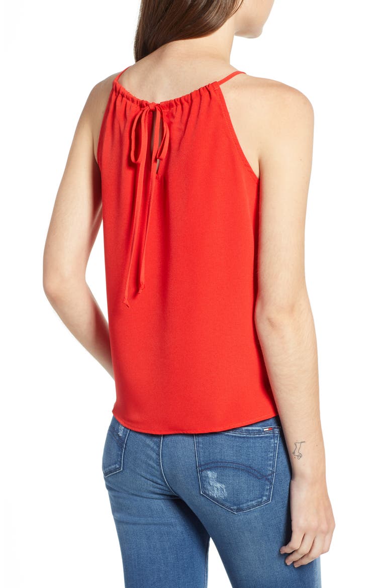 Square Neck Tank Top, Alternate, color, RED SAGE