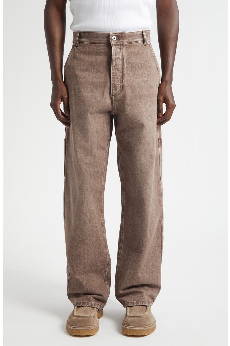 Denim Carpenter Jeans, Main, color, 2082 BROWN