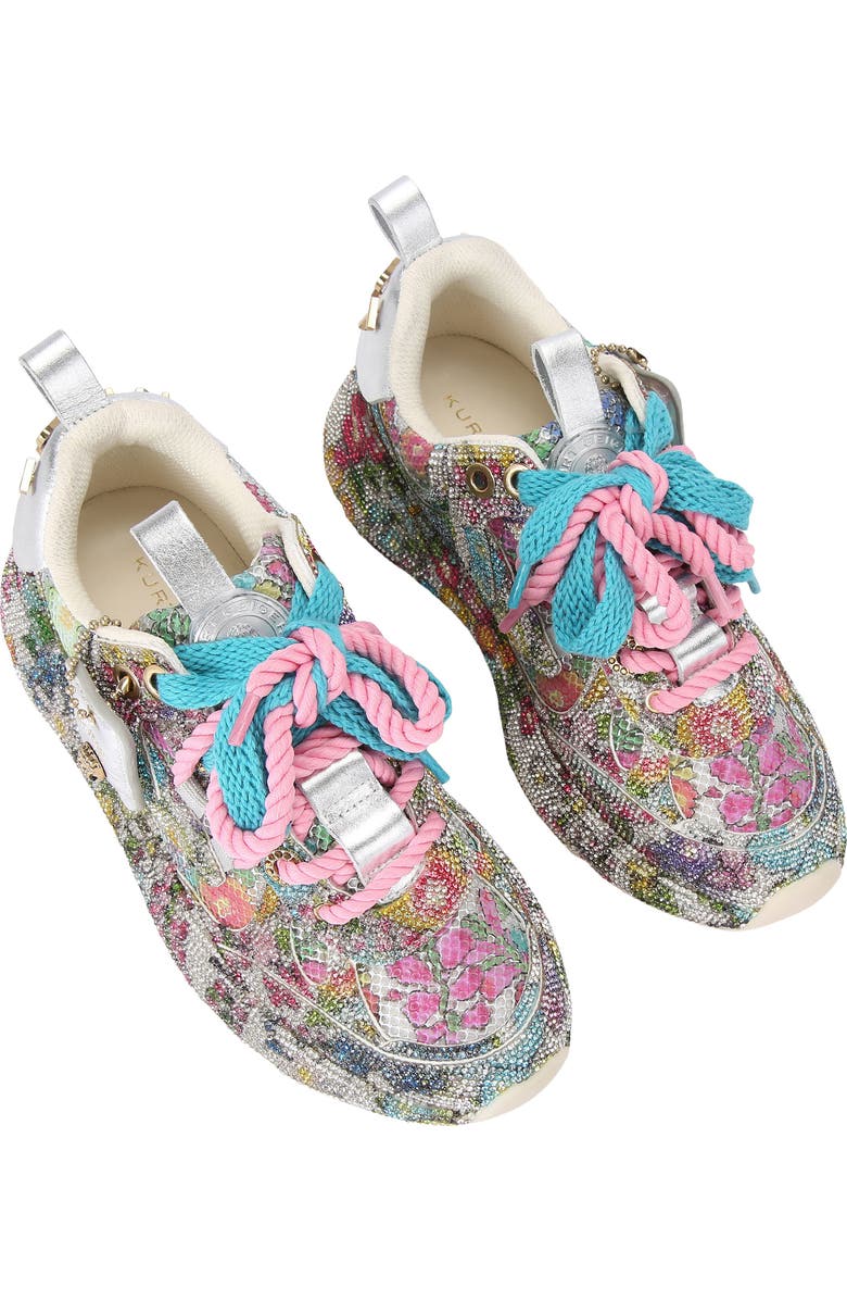 Kurt Geiger London Embellished Runner Sneaker, Alternate, color,