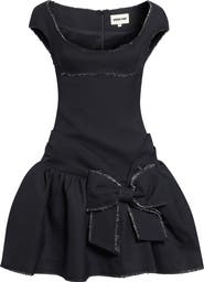 Shushu/Tong Tweed Bow Minidress