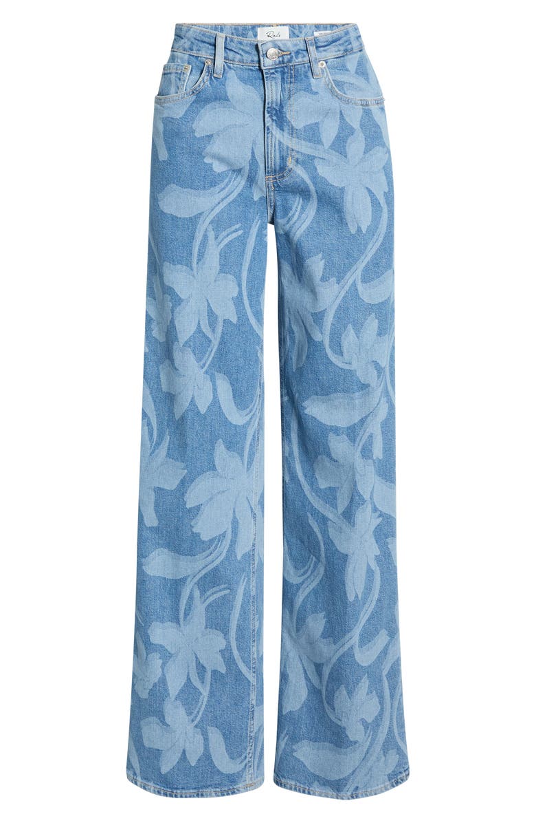 Rails Getty High Waist Wide Leg Jeans, Main, color, Floral Laser